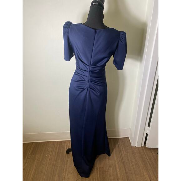 Xscape Navy Blue Formal Dress - Picture 3 of 6